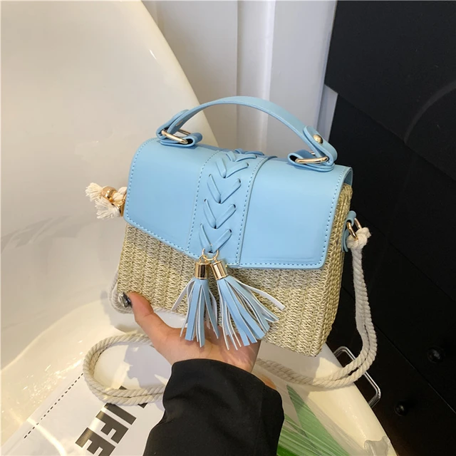 Jute N Leather Elegance Bag