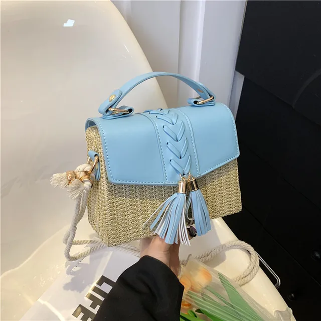 Jute N Leather Elegance Bag