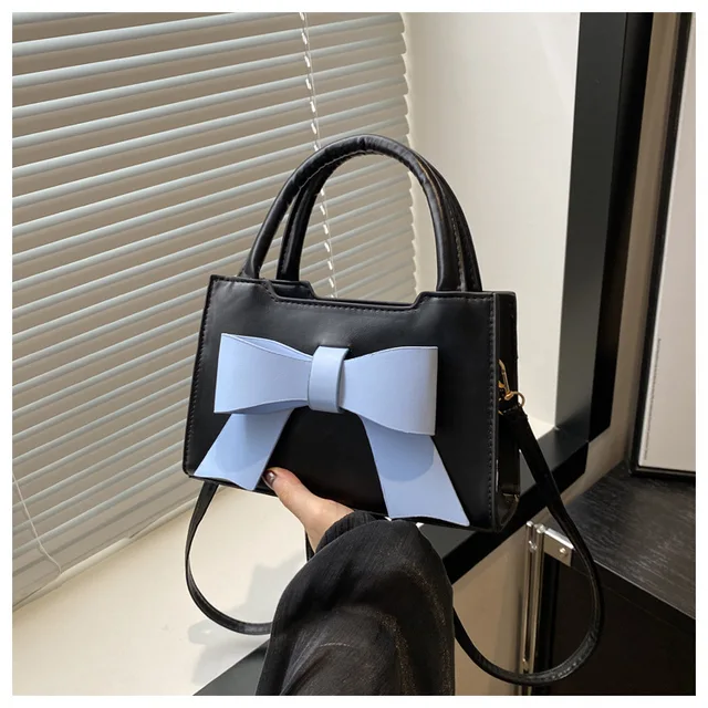 Blue Bowtiful Midnight Handbag