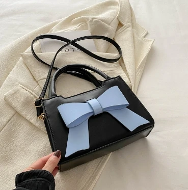 Blue Bowtiful Midnight Handbag