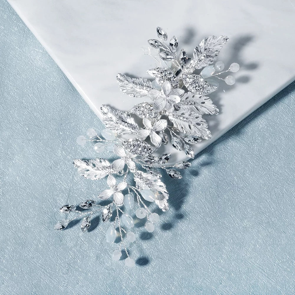 Crystal Flower Hair Pin