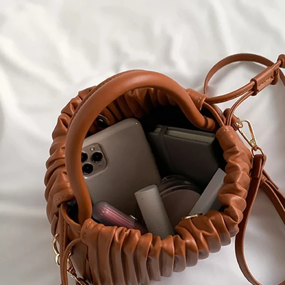 Tan temptation buckle bag