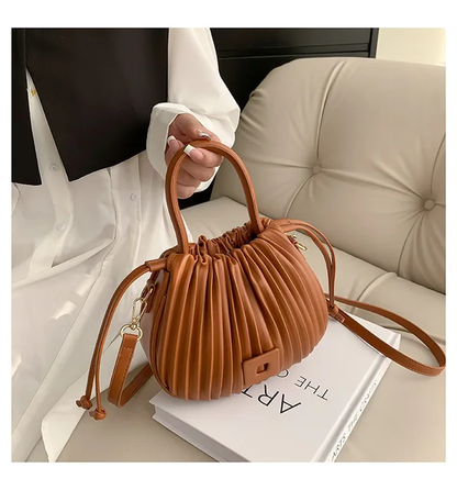 Tan temptation buckle bag