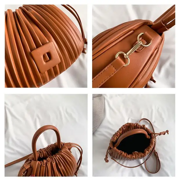 Tan temptation buckle bag
