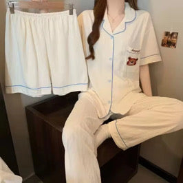 Bear Three-piece sleepwear