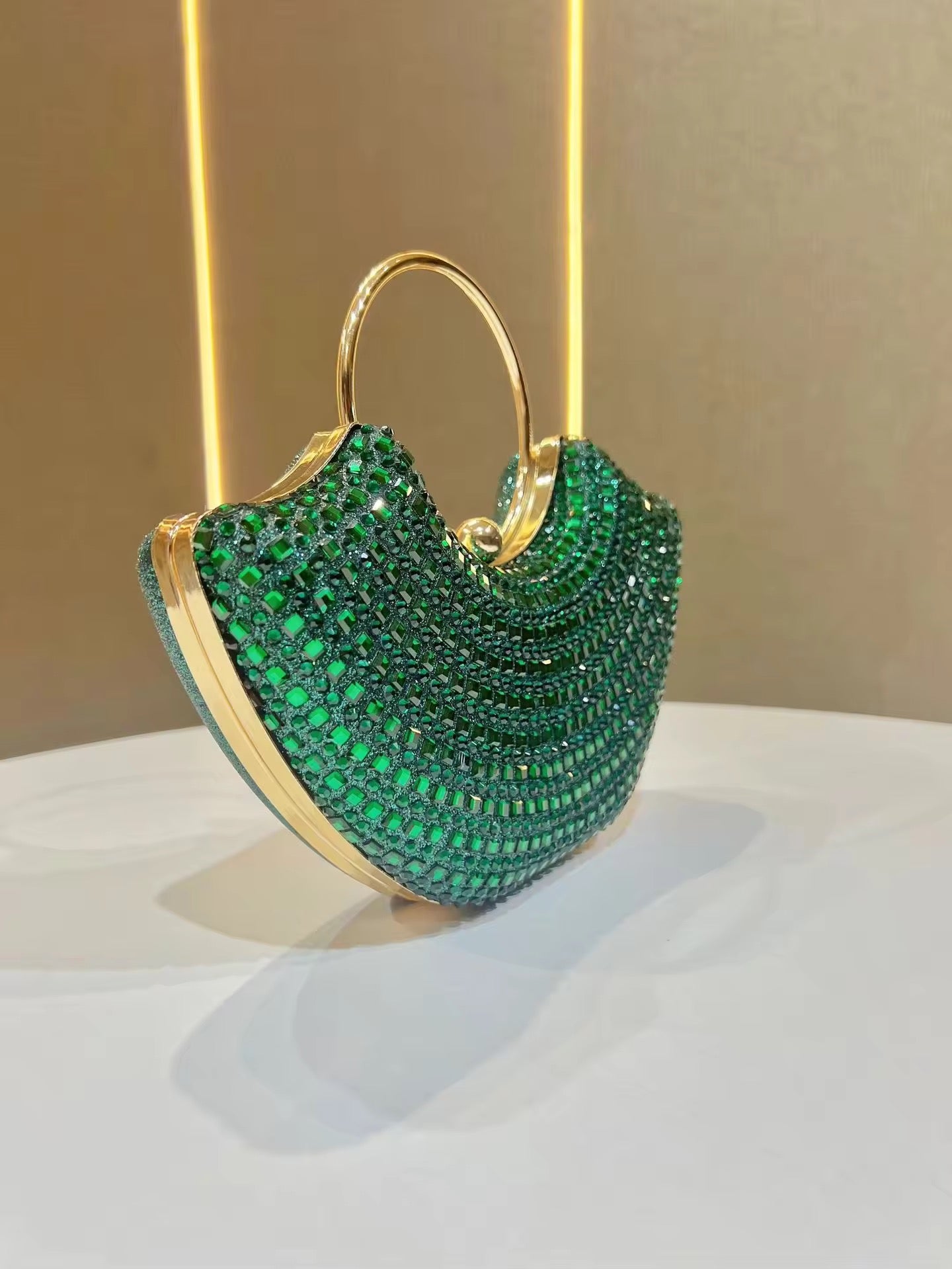 Mirror partywear clutch