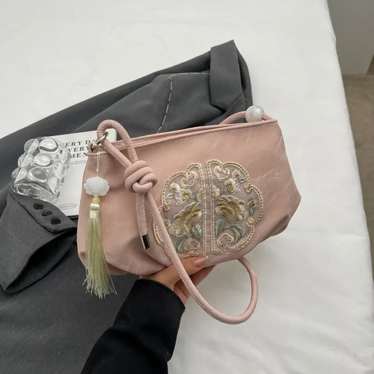 Embroidery handbag
