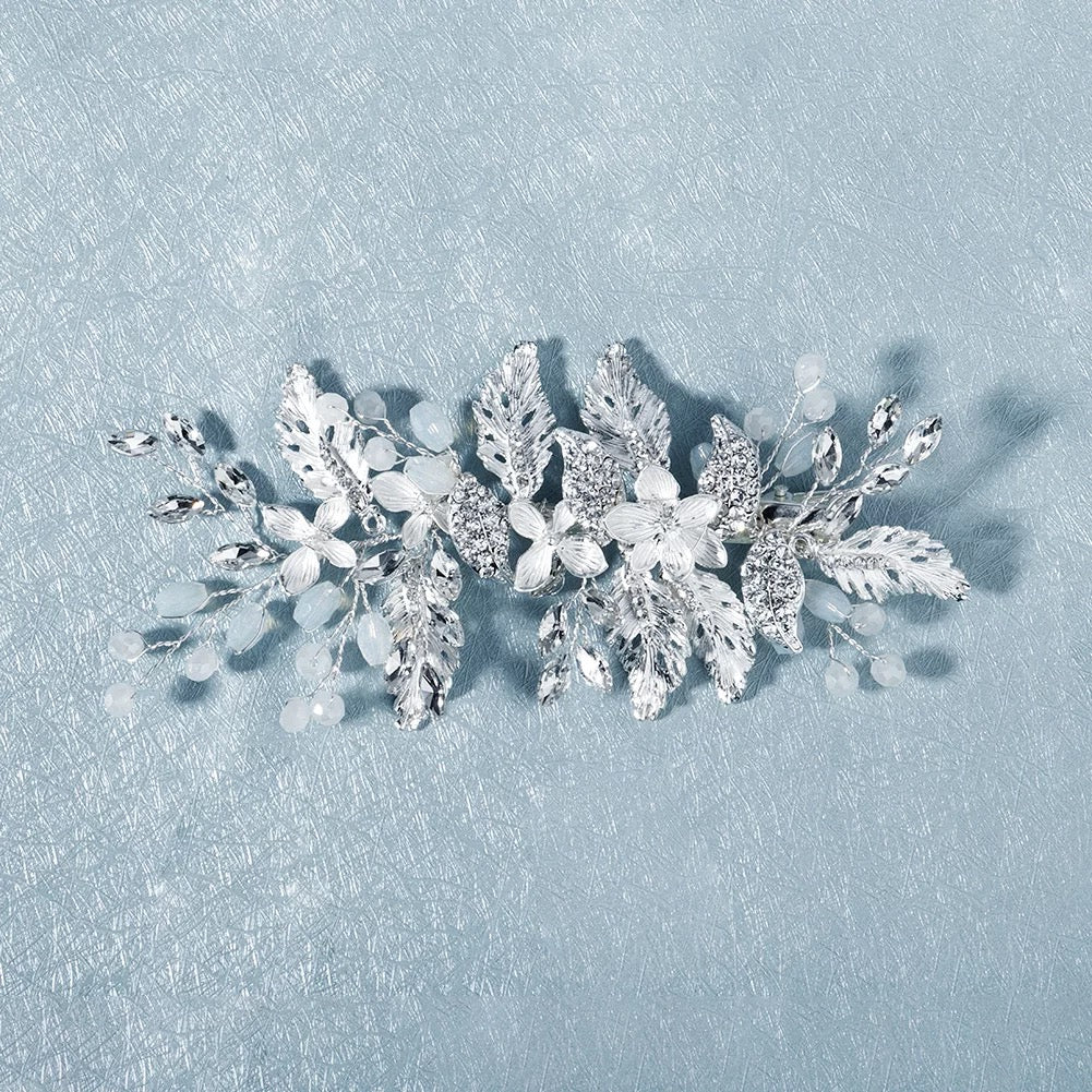 Crystal Flower Hair Pin