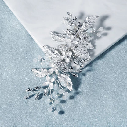 Crystal Flower Hair Pin