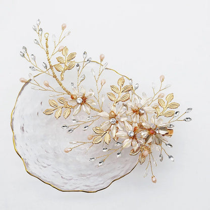 Gold Leaf hair pin