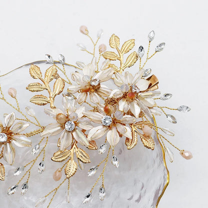 Gold Leaf hair pin