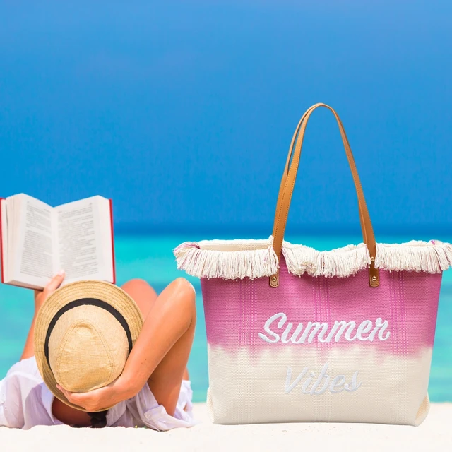 Summer Vibes tote spacious Bag